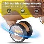 Xurwiin 4-Piece Hard Shell Luggage Set