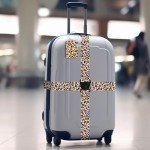 Leopard Luggage Straps and Tags Set - 3 Pieces