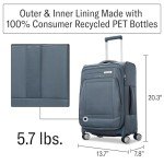 Samsonite Uplift 20-Inch Blue Carry-On Spinner