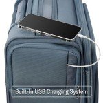 Samsonite Uplift 20-Inch Blue Carry-On Spinner
