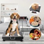 WISHSOM Heavy Duty 660lbs Digital Shipping Scale