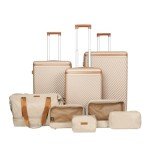 Viggio 8-Piece Brown Packing Cube Set