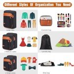 BAGPARKK 8-Piece Travel Packing Cubes Set