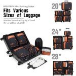 BAGPARKK 8-Piece Travel Packing Cubes Set