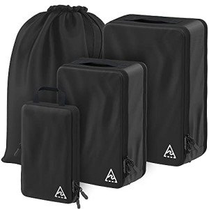 4-Piece Deluxe Compression Packing Cubes Set