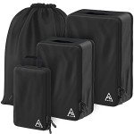 4-Piece Deluxe Compression Packing Cubes Set