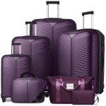 7-Piece Expandable Luggage Set with Duffel Bag