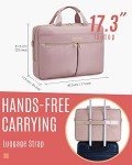 17.3" Water-Repellent Laptop Bag for Women