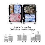 6 Pack Travel Compression Packing Cubes Set