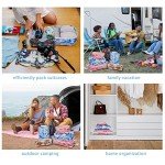 6 Pack Travel Compression Packing Cubes Set