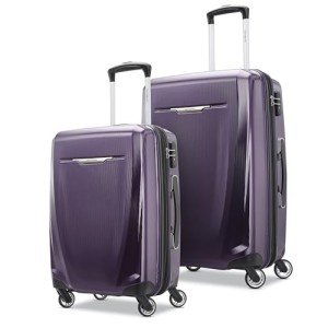 Samsonite Winfield 3 DLX Hardside Luggage Set, Purple