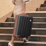 Expandable 4-Piece Hardside Luggage Set with USB Port