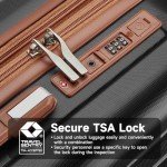 Expandable 4-Piece Hardside Luggage Set with USB Port