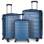 3-Piece Hardshell Luggage Set with Spinner Wheels