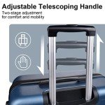 3-Piece Hardshell Luggage Set with Spinner Wheels