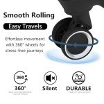 3-Piece Hardshell Luggage Set with Spinner Wheels