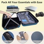 3-Piece Hardshell Luggage Set with Spinner Wheels