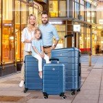 3-Piece Hardshell Luggage Set with Spinner Wheels