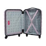 Wrangler 20" Lilac Hardside Carry-On Spinner