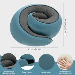 Memory Foam Travel Neck Pillow - Light Blue