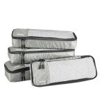 Amazon Basics Gray Packing Cubes, 4-Piece Set