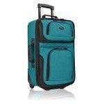 U.S. Traveler Rio 20" Teal Carry-On Suitcase