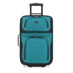 U.S. Traveler Rio 20" Teal Carry-On Suitcase