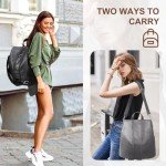 VASCHY Women's Stylish Black Travel Bag