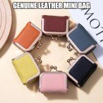 Pink Leather Mini Jewelry Organizer Case for Travel