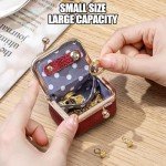 Pink Leather Mini Jewelry Organizer Case for Travel