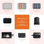 HOTOR 8-Piece Packing Cubes Set for Travel