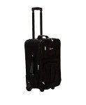 Rockland Expandable Black Softside Luggage Set, 2-Piece