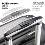 Coolife Hardside Carry-On Luggage with TSA Lock