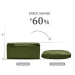 Expandable Compression Packing Cubes - 6 Set Army Green