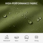 Expandable Compression Packing Cubes - 6 Set Army Green