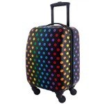 Kids' 5-Piece Luggage Set - Black Polkadot