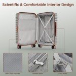 SHOWKOO Lightweight Hardshell 3-Piece Luggage Set