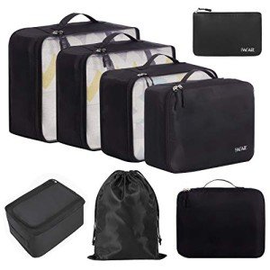BAGAIL 8-Piece Travel Packing Cubes Set