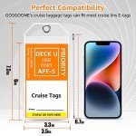 Clear Cruise Luggage Tag Holders (4 Pack)