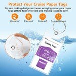 Clear Cruise Luggage Tag Holders (4 Pack)