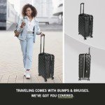 Kenneth Cole Diamond Tower 3-Piece Spinner Luggage Set