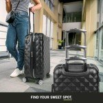 Kenneth Cole Diamond Tower 3-Piece Spinner Luggage Set