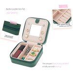 Travel Jewelry Organizer Case with Mirror