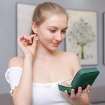 Travel Jewelry Organizer Case with Mirror