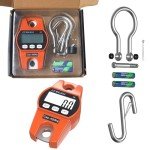 Portable Digital Luggage Hanging Scale 880lb