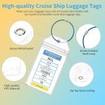 NCL Cruise Luggage Tag Holders - 8 Pack