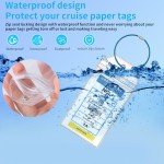 NCL Cruise Luggage Tag Holders - 8 Pack