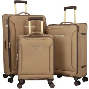 Roberto Cavalli 3-Piece Expandable Luggage Set