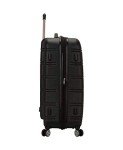 Rockland Melbourne Black Hardside Spinner Luggage Set