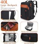 5-Piece Travel Backpack Set with Spinner Wheels